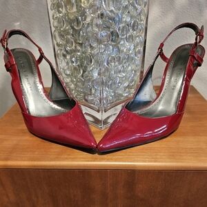 Marc Fisher Slingback Patent Leather Heels Size 9.5